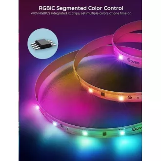 Govee WiFi RGBIC PRE Smart LED pásik 10m