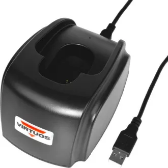 Virtuos CCD čítačka Virtuos HW-311A, bezdrôtová, USB základňa, čierna