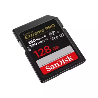 SanDisk SDXC karta 128GB Extreme PRO (280 MB/s Class 10, UHS-II V60)