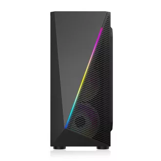 1stCOOL skriňa SHARK 2, middle tower, AU, USB 3.0, bez zdroja, RGB fan, priehľadná bočnica, čierna 1stCOOL skriňa SHARK 2, middle tower, AU, USB 3.0, bez zdroja, RGB fan, priehľadná bočnica, čierna