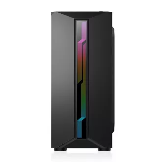 1stCOOL skriňa SHARK 1, middle tower, AU, USB 3.0, bez zdroja, RGB fan, priehľadná bočnica, čierna 1stCOOL skriňa SHARK 1, middle tower, AU, USB 3.0, bez zdroja, RGB fan, priehľadná bočnica, čierna