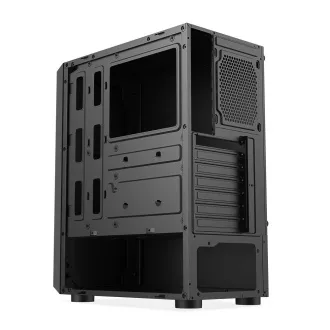 1stCOOL skriňa SHARK 1, middle tower, AU, USB 3.0, bez zdroja, RGB fan, priehľadná bočnica, čierna 1stCOOL skriňa SHARK 1, middle tower, AU, USB 3.0, bez zdroja, RGB fan, priehľadná bočnica, čierna