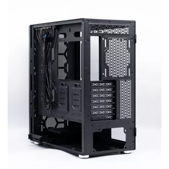 1stCOOL skriňa Wind Storm Black MiddleTower, AU, USB3.0, bez zdroja, čierna