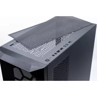 1stCOOL skriňa Wind Storm Black MiddleTower, AU, USB3.0, bez zdroja, čierna