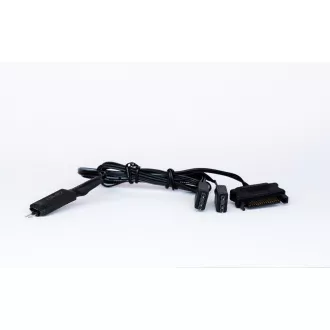 1stCOOL skriňa Wind Storm Black MiddleTower ARGB, AU, USB3.0, bez zdroja, RGB fan, priehľadná bočnica, čierna
