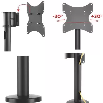 Kvalitný podstavec na Tv 23-50", otáčanie do strán +/- 30°, výška 45cm, nosnosť 50kg