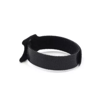 C-Tech CABLEXPERT sťahovacie pásky na suchý zips, 210mm, čierne, 100ks v balení