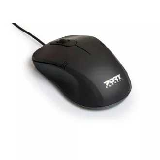 PORT optická myš Office budget PRO, 1000 DPI, čierna
