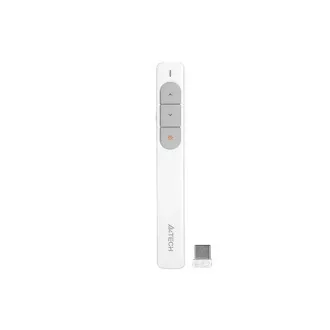 A4tech 2.4G bezdrôtový laserový prezentér & ukazovátko, biela
