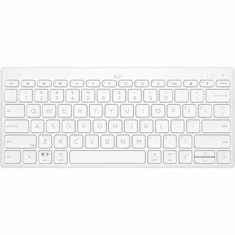 HP 350 Compact Multi-Device Keyboard White - CZ&SK lokalizácia - kompaktná klávesnica BT pre viac zariadení