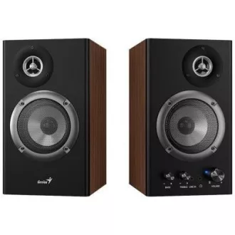 GENIUS repro SP-HF1200B, 2.0, 36W, drevené, čierna-hnedá