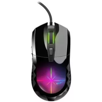 GENIUS myš GX GAMING Scorpion M715, drôtová, 3D RGB podsvietenie, 800-7200 dpi, USB, 6 tlačidiel, čierna
