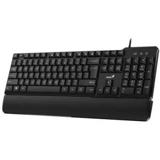 GENIUS klávesnica KB-100XP, Drôtová, Ergo predložka, USB, CZ+SK layout GENIUS klávesnica KB-100XP, Drôtová, Ergo predložka, USB, CZ+SK layout
