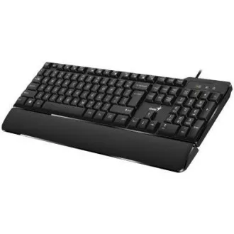 GENIUS klávesnica KB-100XP, Drôtová, Ergo predložka, USB, CZ+SK layout GENIUS klávesnica KB-100XP, Drôtová, Ergo predložka, USB, CZ+SK layout