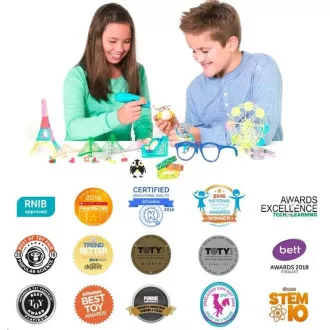 3Doodler 3D Pero Start+ a 72 náplní + 12 šablón