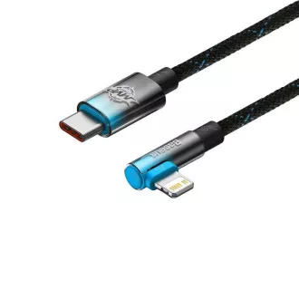 Baseus uhlový kábel USB-C - Lightnin, 20W 2m, modrý