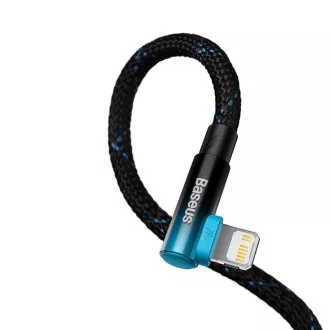 Baseus uhlový kábel USB-C - Lightning 20W, 1m, modrý