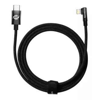 Baseus uhlový kábel USB-C - Lightning, 20W 2m, čierny