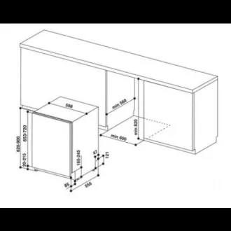 Whirlpool vstavaná umývačka WI 3010 Whirlpool vstavaná umývačka WI 3010