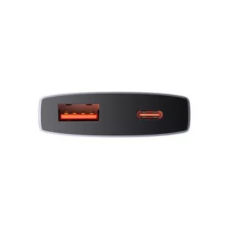 Baseus GAN5 Pro Ultratenký rýchlonabíjací adaptér USB-C + USB-A 65W, šedá