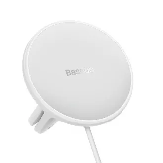 Baseus CW01 magnetický držiak s bezdrôtovým nabíjaním (do ventilačnej mriežky) 15W+25W, biela Baseus CW01 magnetický držiak s bezdrôtovým nabíjaním (do ventilačnej mriežky) 15W+25W, biela