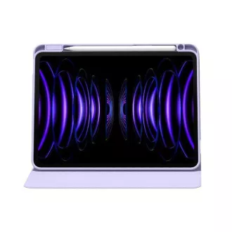 Baseus Minimalist Series magnetický kryt na Apple iPad Pro 12.9'', fialová