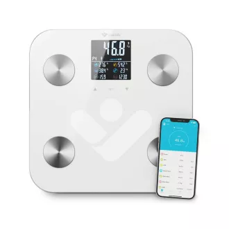 TrueLife FitScale W6 BT - Bioelektrická impedančná bluetooth váha - biela TrueLife FitScale W6 BT - Bioelektrická impedančná bluetooth váha - biela