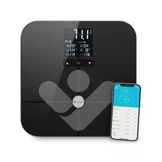 TrueLife FitScale W7 BT - Bioelektrická impedančná bluetooth váha - čierna TrueLife FitScale W7 BT - Bioelektrická impedančná bluetooth váha - čierna