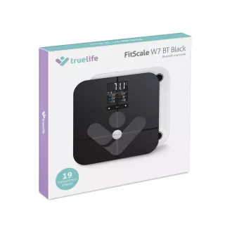 TrueLife FitScale W7 BT - Bioelektrická impedančná bluetooth váha - čierna TrueLife FitScale W7 BT - Bioelektrická impedančná bluetooth váha - čierna