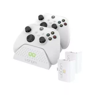 VENOM VS2871 Xbox Series S/X & One White Twin Docking Station + 2 batérie