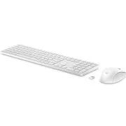 HP 650 Wireless Keyboard & Mouse- CZ/SK klávesnica a myš, biela