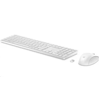 HP 650 Wireless Keyboard & Mouse- CZ/SK klávesnica a myš, biela