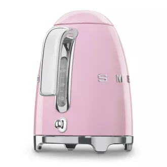 Smeg KLF03PKEU rýchlovarná kanvica, 1, 7 l (7 šálok), 2400 W, štýl 50. rokov, ružová