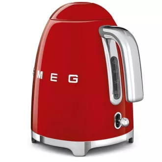 Smeg KLF03RDEU rýchlovarná kanvica, 1, 7 l (7 šálok), 2400 W, štýl 50. rokov, červená Smeg KLF03RDEU rýchlovarná kanvica, 1, 7 l (7 šálok), 2400 W, štýl 50. rokov, červená