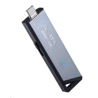 ADATA Flash Disk 1TB UE800, USB 3.2 USB-C, Elite drive, sivá