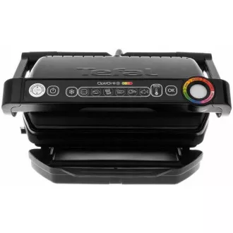Tefal Optigrill+ GC712834 kontaktný gril, 2000 W, 6 programov, indikátor priebehu, odkvapkávacia nádoba, čierny