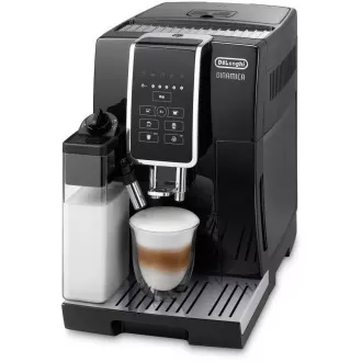 DeLonghi Dinamica ECAM 350.50.B automatický kávovar, 15 bar, 1450 W, vstavaný mlynček, mliečny systém, dvojitá šálka