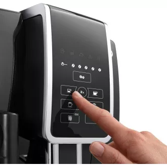 DeLonghi Dinamica ECAM 350.50.B automatický kávovar, 15 bar, 1450 W, vstavaný mlynček, mliečny systém, dvojitá šálka