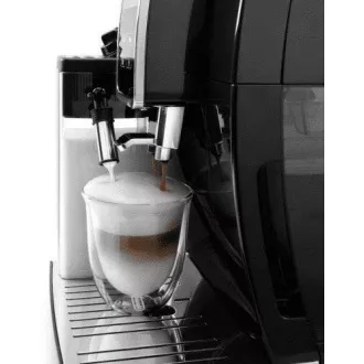 DeLonghi Dinamica ECAM 350.50.B automatický kávovar, 15 bar, 1450 W, vstavaný mlynček, mliečny systém, dvojitá šálka