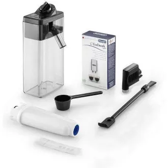 DeLonghi Dinamica ECAM 350.50.B automatický kávovar, 15 bar, 1450 W, vstavaný mlynček, mliečny systém, dvojitá šálka