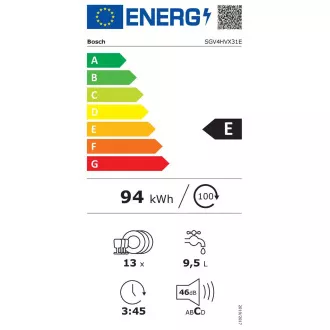 Bosch SGV4HVX31E vstavaná umývačka riadu Bosch SGV4HVX31E vstavaná umývačka riadu