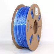 GEMBIRD Tlačová struna (filament) PLA, 1, 75mm, 1kg, silk ice, ľadovo modrá/tmavo modrá