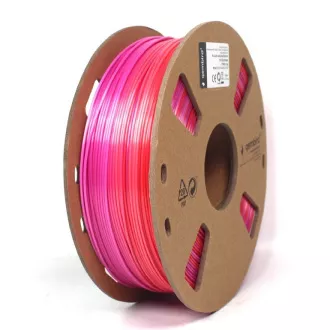 GEMBIRD Tlačová struna (filament) PLA, 1, 75mm, 1kg, hodváb rainbow, červená/fialová GEMBIRD Tlačová struna (filament) PLA, 1, 75mm, 1kg, hodváb rainbow, červená/fialová