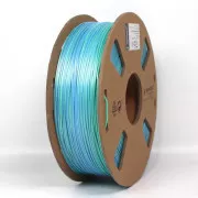 GEMBIRD Tlačová struna (filament) PLA, 1, 75mm, 1kg, hodváb rainbow, modrá/zelená