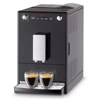 MELITTA Solo Frosted Black, kávovar, 15 Bar, 2 šálky naraz, vstavaný mlynček, nemliečne receptúry, čierny MELITTA Solo Frosted Black, kávovar, 15 Bar, 2 šálky naraz, vstavaný mlynček, nemliečne receptúry, čierny
