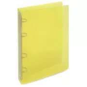Zakladač A4 2cm 4 krúžky průhl. žltý
