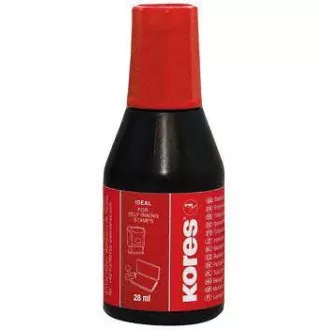 Farba pečiatková Kores červená 28ml