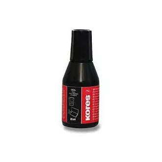 Farba pečiatková Kores čierna 28ml Farba pečiatková Kores čierna 28ml