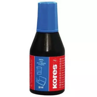 Farba pečiatková Kores modrá 28ml Farba pečiatková Kores modrá 28ml