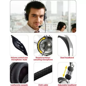 GENIUS slúchadlá s mikrofónom HS-04SU GENIUS slúchadlá s mikrofónom HS-04SU